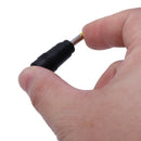 5X(Yellow Tip 4.0x1.7 mm Male Plug to 5.5x2.1mm Female Jack DC Power Conne F1R9)