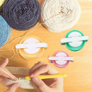 4pcs/set Knitting Flower Pompom Braider Maker Craft DIY Weave Sewing Tools