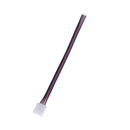 10Pcs 10mm 4 Pin one Connector With Cable for SMD LED 5050 RGB Strip Light JR