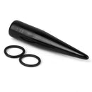 Black EAR STRETCHING KIT SET of 8 Size EAR STRETCHER EXPANDER TAPER PLUGS 4-18mm