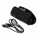 Black Bluetooth Mini Wireless Chatpad Message Keyboard for Sony Playstation
