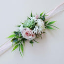 Wedding Rose Flower Bride Bridesmaid Wrist Flower Hand Flower 15 x 10 x 6cm