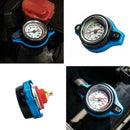 Universal Car Radiator Cap 0.9/1.1/1.3Bar Temperature Gauge With Dial Plate
