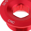 1PC Red Aluminum Crank Arm Fixing Bolt For SHIMANO 590 596 XT XTR Chainwheel