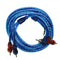 5 Meter 2 RCA to 2 RCA Plug Car Audio System Amplifier Braided Copper Cable