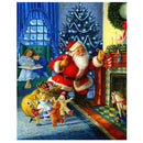Christmas Diamond Painting Santa Claus Rhinestones Pictures Diamond Art Kit C7R7