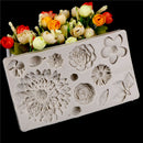 Flower Silicone mold fondant mold cake decorating tools chocolate gumpaste OZ
