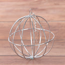 1pc Stainless steel rabbit feeder ball animal bunny hay grass shelf rack toy3c