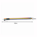 FreshTech 20mm Lanyard with Safety Break away and Metal clip - Rainbow C7Q3