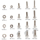 400Pcs Stainless Steel Screws And Nuts M3 M4 M5 M6 Hex Socket Head Cap Scre