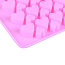 56 Holes Mini Heart Shaped Silicone Ice Cube Mold Bake Mold Cooking Tools