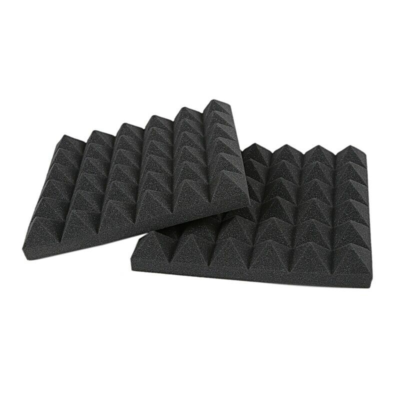 Charcoal Acoustic Foam Tiles Soundproofing Foam Panels Studio Sound Padding