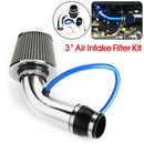 3 Inch Universal Car Cold Air Intake Filter Induction Kit Pipe Hose System