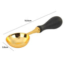 Fire Paint Sealing Wax Spoon Melting Firing Stamp Envelopes Card Metal Tool A