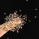 Lulaa 12 Colors/Set Chameleon Color Nail Sequins Rhombus Colorful Glitter F U7Y4