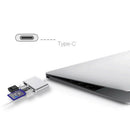 Type C USB Hub USB-C OTG Adapter 5in1 TF SD Card Reader for Smartphone Tablet  Z