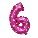 16 Numbers Ages Heart Foil Balloons Birthday Anniversary Party Decor 32 Inch