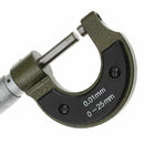 0-25mm Outside External Micrometer Metric Gauge Caliper Machinist Measure Tool