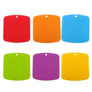 6pieces Cup Place Mat Hot Non Slip Pot Holder Insulated Mat Mitts Spoon Rest