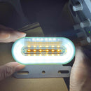 LED 24V Truck Oval Guide Light Three-Color LED Side Lamp for Car Trailer