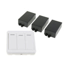 433Mhz Wireless RF Switch 164ft Long Range AC85-250V 3 Channel Wireless Remote