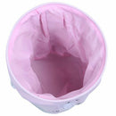 35*40cm Pink Laundry Basket for Dirty Clothes Cotton Ballet Girl Bow Print