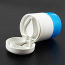 2-in-1 function Round Pill Cutter Crusher Powder Tablet Medicine Tablets Cu V2F4