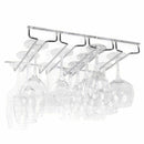 Under Cabinet Stemware Wine Glass Holder Storage Rack 2.17 Inch Deep