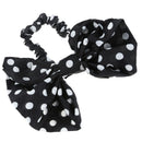 Fashionable Korean Cute Girls Rabbit Ear Bow Ribbon Chiffon Headband Hair B E5L7