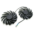 2x Computer PC 4-Pin Graphics Card Fan for MSI GTX1080Ti 1070 1060 RX470