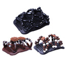Double Beaded Hair Magic Comb Clip Beads Elasticity Hairpin Stretchy Hair C