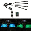 LED RGB Car Interior Atmosphere Lights Strip Sound Active Music Control