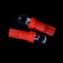 10pcs Red T5 12V LED Car Wedge Dashboard Gauge Light Lamp Bulb BX