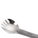 Titanium Long Handle Spork With Polished Bowl Outdoor Camping Cooking Utens F4C1