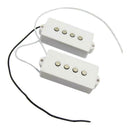 4 String Bass Humbucker Double Coil Pickup White for Bass Guitar, Easy to