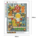 5D DIY Full Drill Diamond Painting Cross Stitch Embroidery Kit (A945 House)