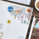 46 pcs/Set One Person Travel Planner Stickers Scrapbooking Journal Stickers BX