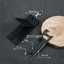 Multi-Tools Credit Card Bottle Opener Wrench Keychain Tool Survival Outdoor I5Q7