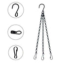 Flower Plant Pot Basket Planter Holder Hanging Chain Garden Hook For Home w C4F9