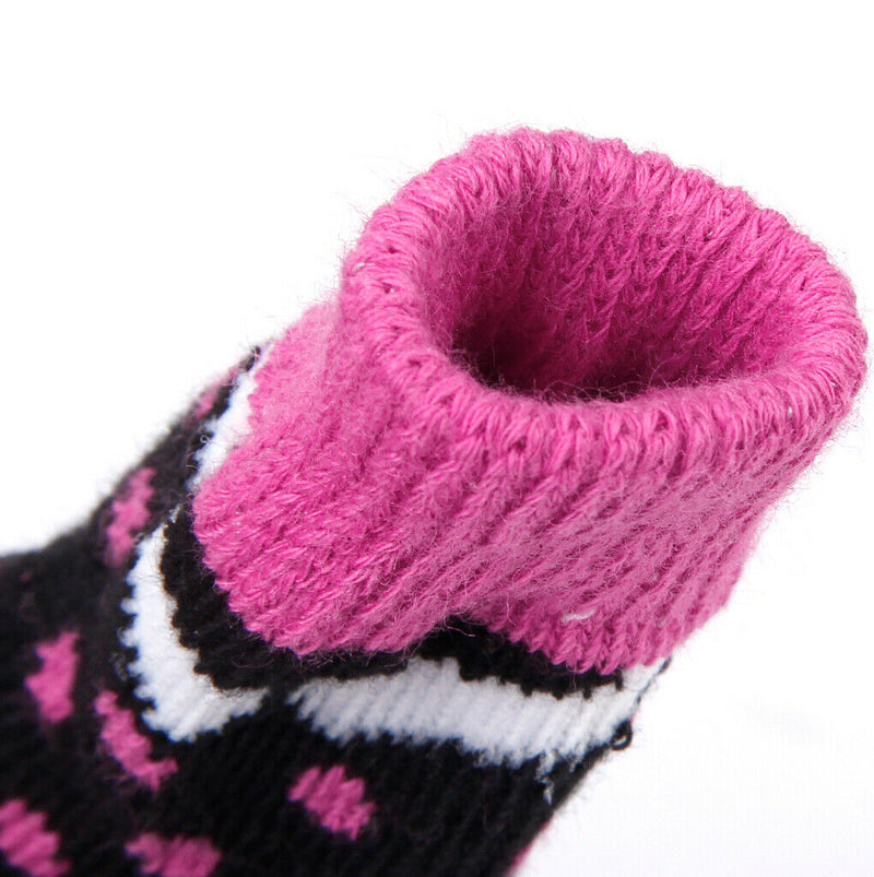 8x Waterproof Pet Dog Socks Anti-slip Sock Paw Protector Indoor Outdoor Wear