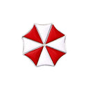 Creative Red White Hit Color Brooch Badge Umbrella Pins Jacket Jewelry Gift