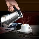 Stainless Steel Espresso Percolator Coffee Stovetop Maker Mocha Pot 9 Cups
