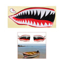 2xFlying Tigers Shark Teeth A-10 Warthog Decals Stickers Warhawk Fighter Jet New
