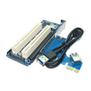 PCI-E To Dual PCI Riser Card Extender Desktop PCI Express Expansion Adapter A