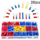280Pcs Assorted Crimp Terminals Kit Insulated Electrical Wiring Connector Set  Z