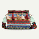 Ethnic Tassel Shoulder Messenger Handbags Women Knitting Crossbody Bags (3) A