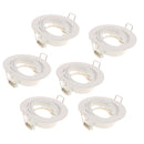 6-Pack MR16 / GU10 Ceiling Downlight LED Replacement Light Holder Bracket