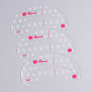 9pcs Reusable Eyebrow Stencil Tool Makeup Drawing Guide Thrush Card