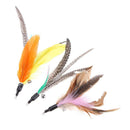 5pcs/lot Colorful Cat Toys Feather Replacement for Interactive Cat Wand