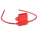 Medium Standard Waterproof ATO ATC Inline 16WAG Blade Fuse Holder Red